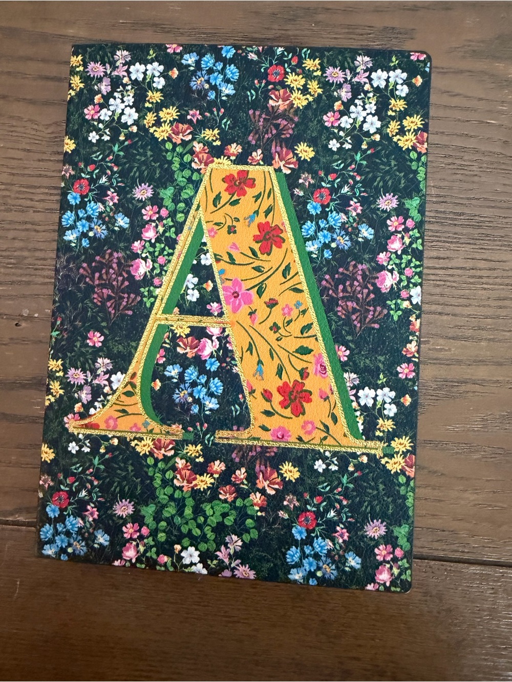 Floral Monogram 'A' Notebook/Journal